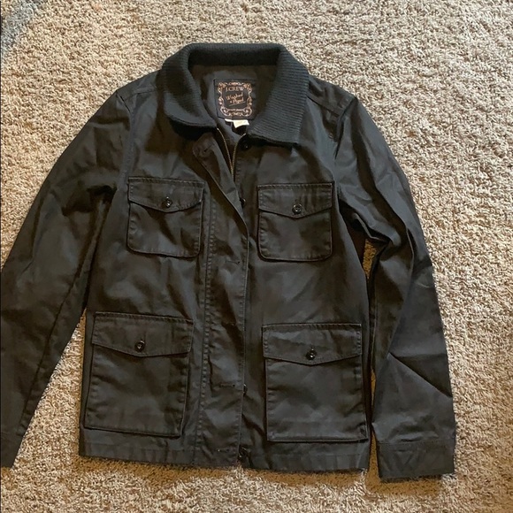 J. Crew Jackets & Blazers - J. Crew Washed and Aged Utility Jacket